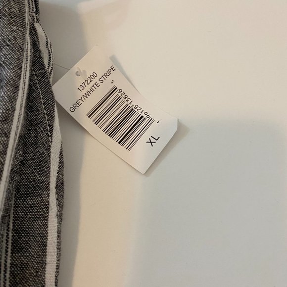 Briggs Women XL Linen Pants Wide Leg With Pockets Elastic Waist New - Picture 3 of 4